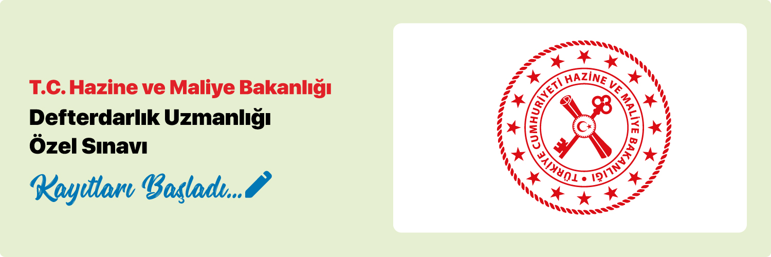 Defterdarlık Uzmanlığı Özel Sınavı