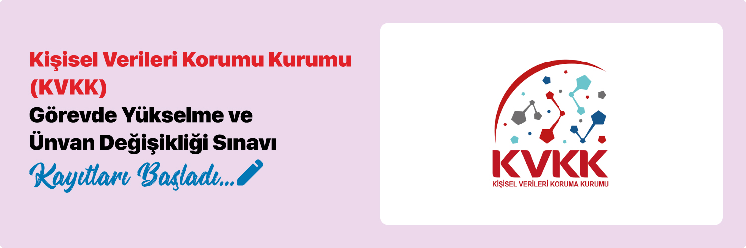 Kişisel Verilerin Koruma Kurumu (KVKK) kayıtları başladı. 